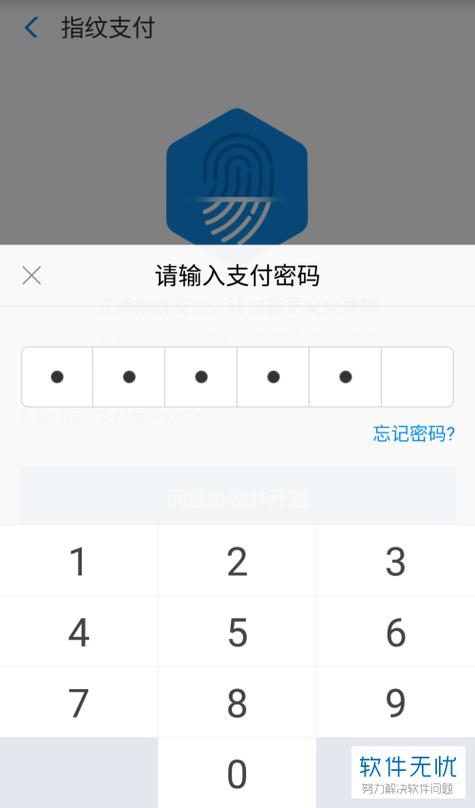 支付宝怎么设指纹支付密码